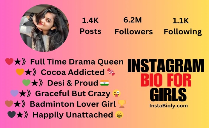 stylish bio for instagram girl