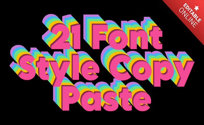 21 font style copy paste